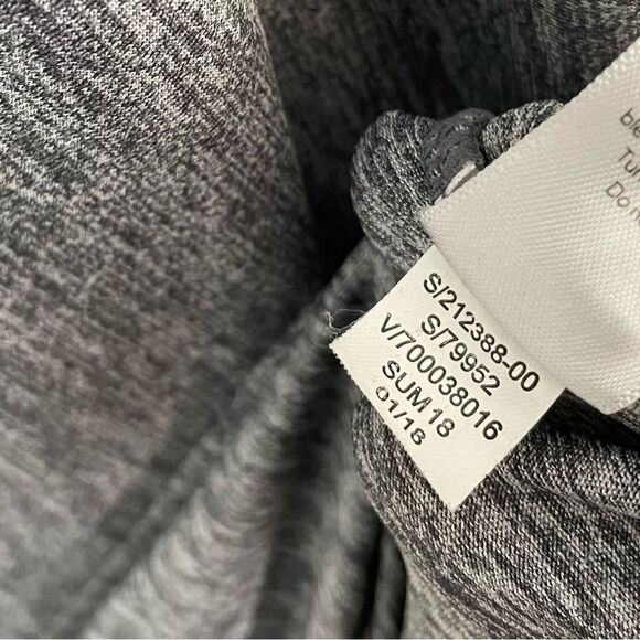 ATHLETA Sunlover Hilo UPF Asymmetrical Athleisure Dress in Heather Gray Medium - Picture 10 of 11